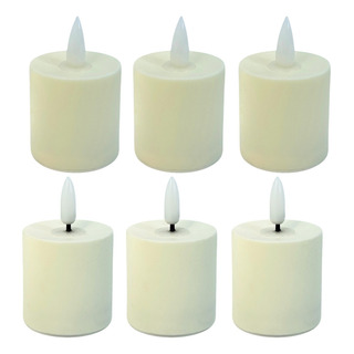 Velas Led Juego De 6 Velas Led Para Decoración Luz Ambiental Velas Led Juego De 6 Velas Led Para Decoración Luz Ambiental