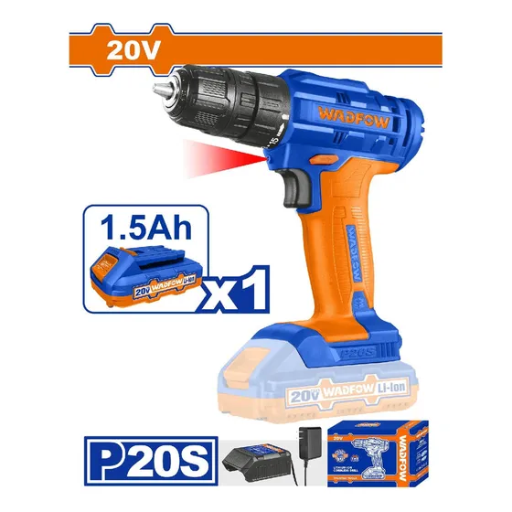 Taladro Inalambrico De Ion De Litio 20v 1/32''-3/8''