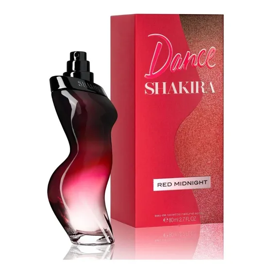 Shakira Dance Red Midnight Edt 80ml Volume da unidade 80 mL - Distribuidor Autorizado