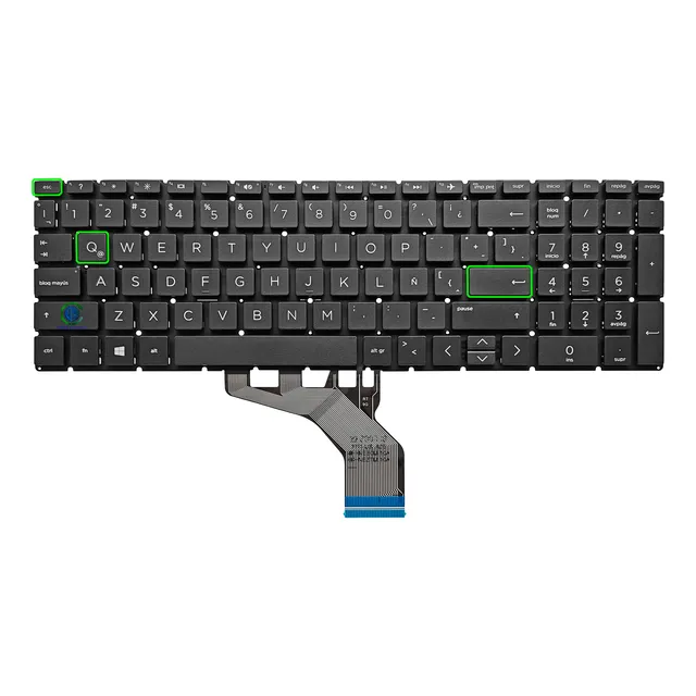 Teclado Para Hp 15-da0009la 15-da 15-db 15-cw 255 250 G7 Lat