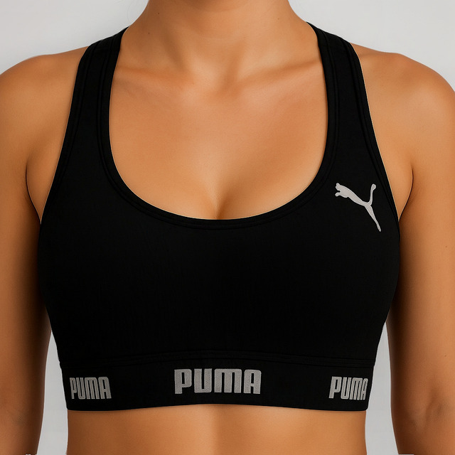 Top Puma Academia Fitness Original Nadador Alta Sustentação Top Puma Academia Fitness Original Nadador Alta Sustentação
