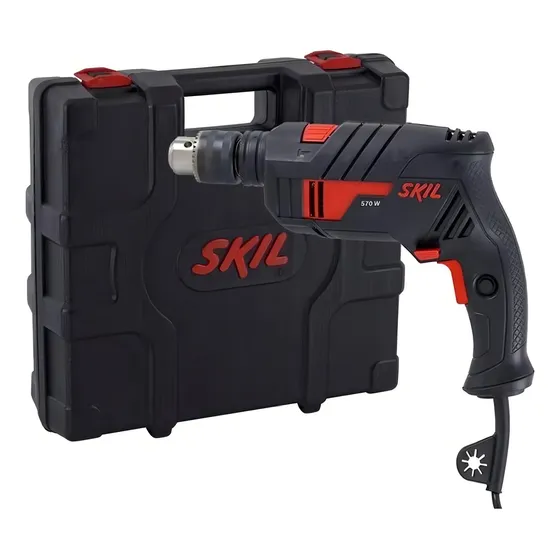 Furadeira de impacto Skil 6555 13mm 570w+10acc