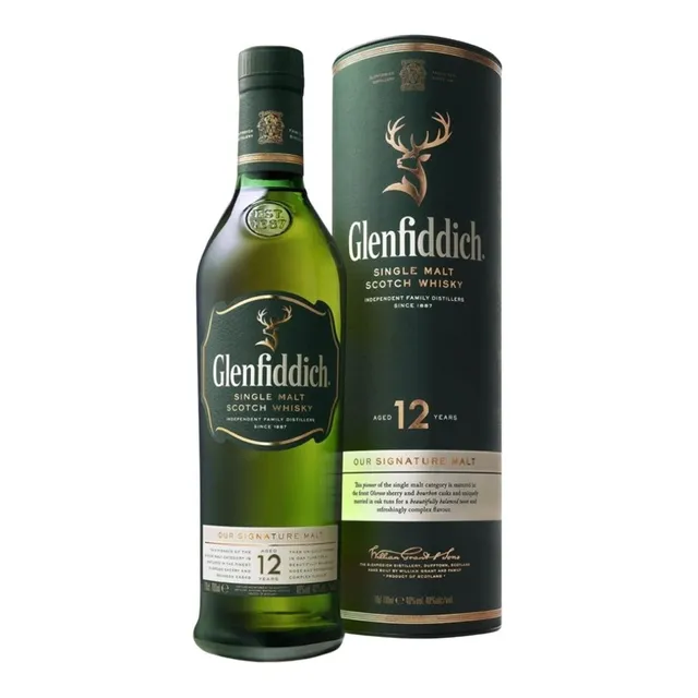 Whisky Glenfiddich 12 Años 750 Ml