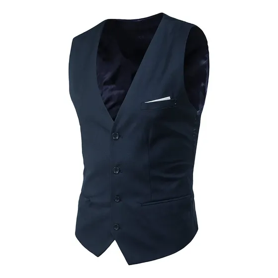 Chaleco De Vestir Entallado Sport Elegante Hombre