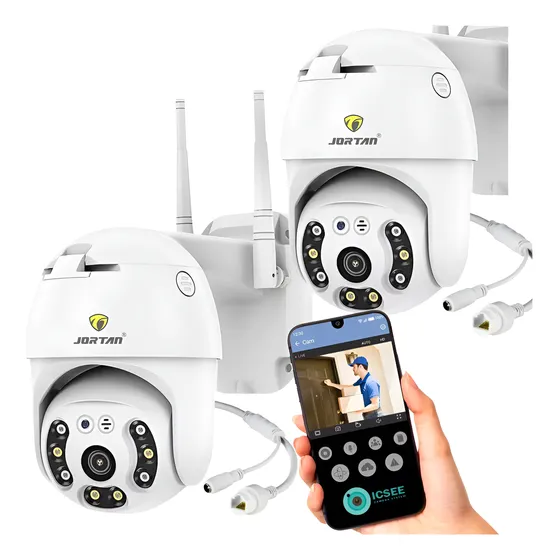 Kit X2 Camaras Espia Wifi Exterior Seguridad Inalambrica Hd