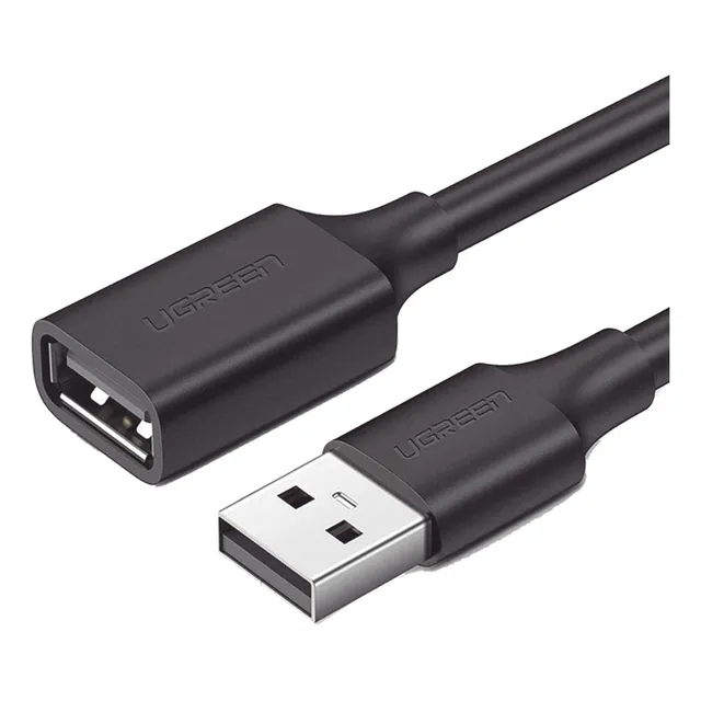 Cable Extensor Usb 2.0 A-a 1m Ugreen Macho-hembra 28/22 Awg