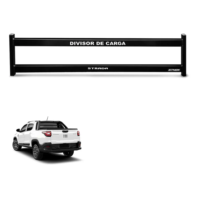 Divisor Cargas Caçamba Strada 2023 Aço Preto