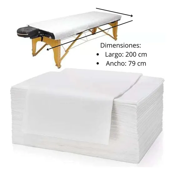 Pack De Laminas Protectoras Desechables Para Cama Clínica