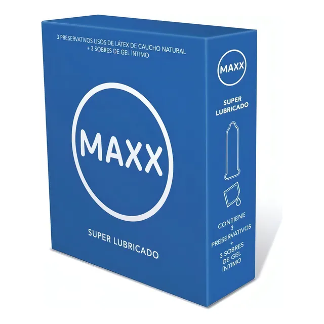 Preservativo Maxx Super Lubricado X 3 Un