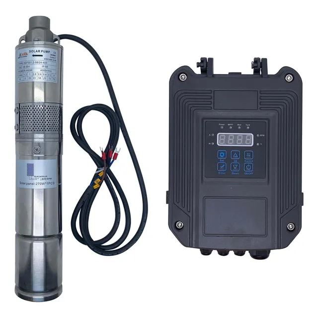 Bomba De Agua Sumergible Solar 0.53hp 400w 24v
