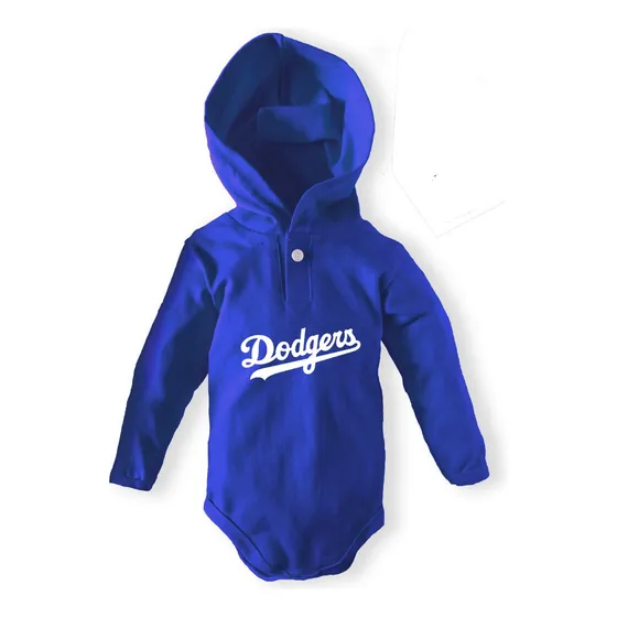 Pañalero Bebe Capucha Beisbol Dodgers De Algodon