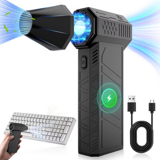 Mini Soprador Á Jato Usb Tipoc Brushless 13.000rpm Portátil Mini Soprador Á Jato Usb Tipoc Brushless 13.000rpm Portátil