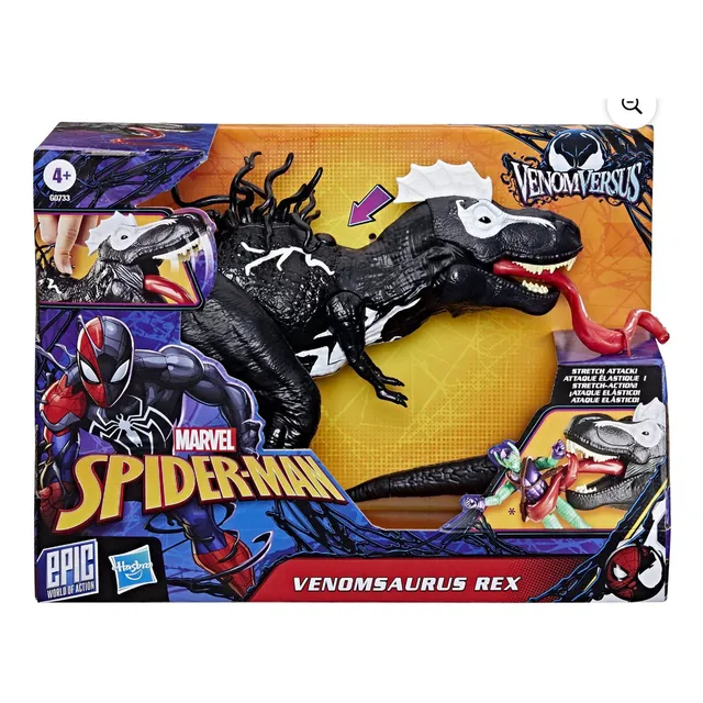 Venomsaurus Rex Ataque Elástico Spider-man Venom Versus