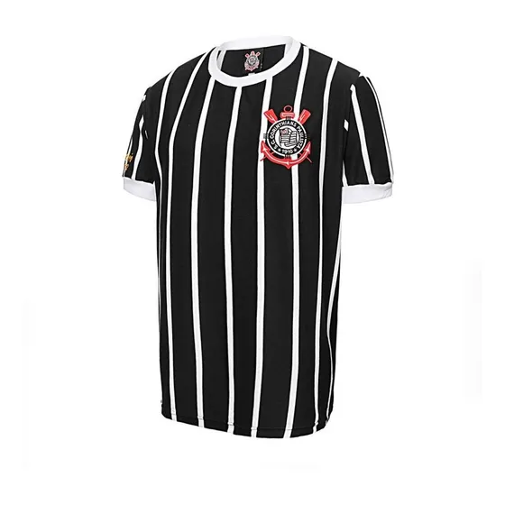 Camisa Corinthians Retrô Plus Size Democracia 1982 Oficial