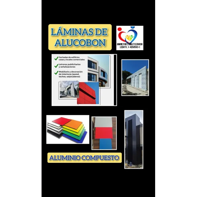 Laminas De Alucobon / Aluminio Compuesto 