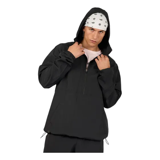 Anorak Impermeable Rompeviento Hombre Cara Cruz Jeans Hoodie