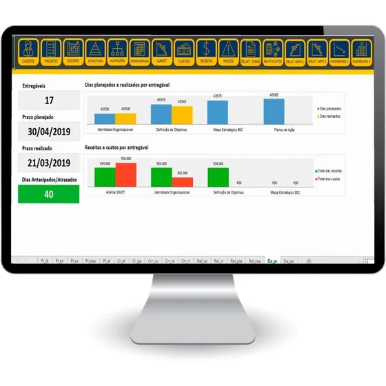 Gerenciamento De Projetos Planilha Excel