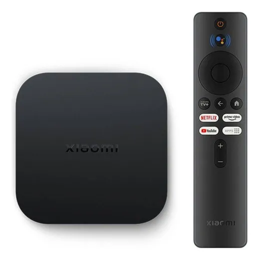 Xiaomi Tv Box S 2nd Gen streaming tv Media Reproductor multimedia 4K Ultra HD, Google TV Box con 2GB RAM 8GB ROM, 2.4G/5G Dual WiFi, Bluetooth 5.2 y Dolby Audio y DTS-HD, Dolby Vision, HDR10+