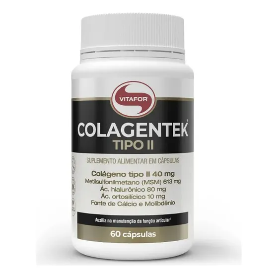 Colagentek Tipo II 60 Cápsulas Vitafor