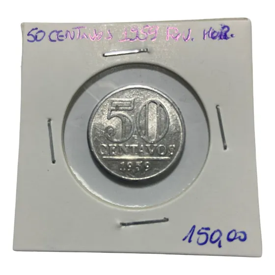 50 Centavos 1959 Reverso Horizontal