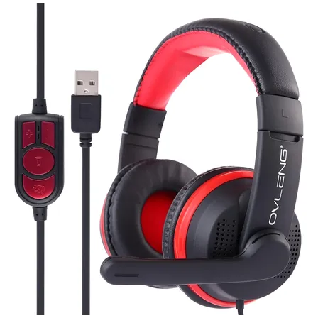 Audifonos Gamer Usb Pc Control De Volumen Gt91