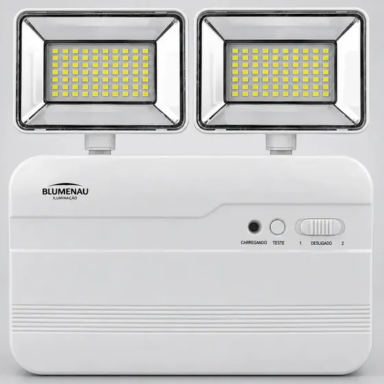 Luminária Emergência Led 3000 Lúmens 18w 6500k Bivolt Blumenau