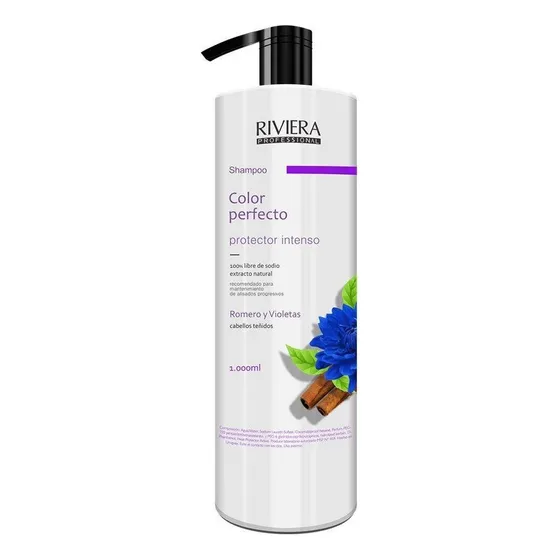 Shampoo Cabello Teñido Romero Y Violeta Riviera 1l