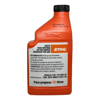 Aditivo Aceite Stihl Hp 2 Tiempos 400ml P/20lts Gas Aditivo Aceite Stihl Hp 2 Tiempos 400ml P/20lts Gas
