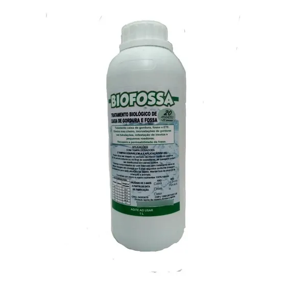 Tratar Fossa  E Caixa De Gordura 1 L - 20 Semanas 