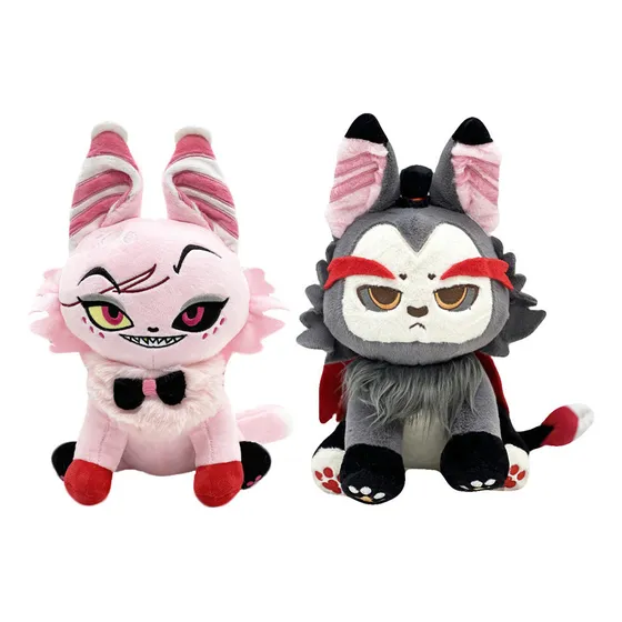 Novo 2 Peças Peluche Hell Inn Angel Cat 2024