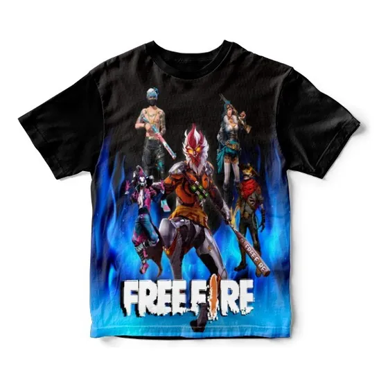 Franela Para Niños De Free Fire