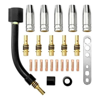 24 Unidades / Conjunto 15ak Soldador Mig E Conjunto De Bico 24 Unidades / Conjunto 15ak Soldador Mig E Conjunto De Bico
