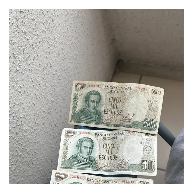Billete De 5000 Escudos Chilenos