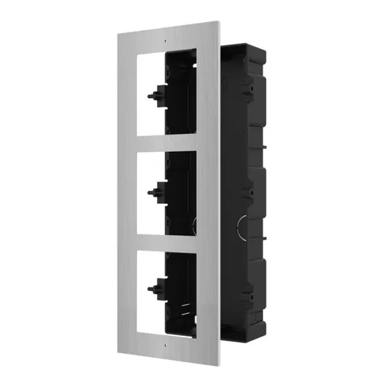Base 3 Espacios Para Videoportero Modular Ds-kd-acf3/plastic
