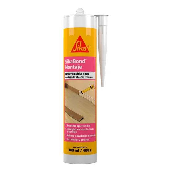 Adhesivo Blanco Sikabond Montaje  300 Cc - Maria