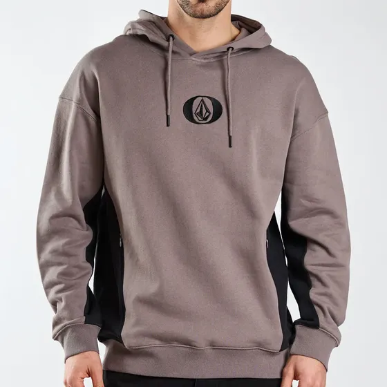 Poleron Canguro Ransom Negro Hombre Volcom