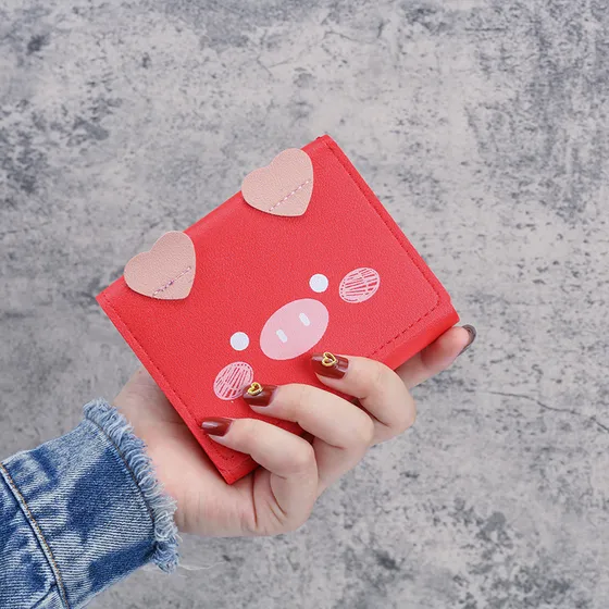 Bonita Cartera Pequeña Con Forma De Cerdito Para Niñas