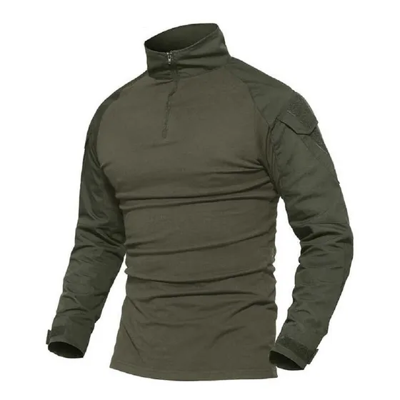 Poleras Manga Larga Camuflaje - Slim Fit