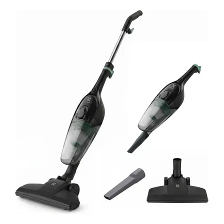 Aspirador de Pó Vertical Electrolux 1.100W cabo de 5m portátil de mão 2 em 1 potente com capacidade 1,2L filtro HEPA preto