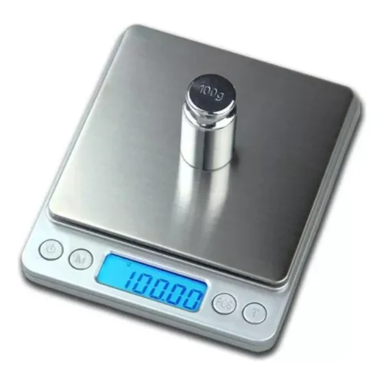 Balanza Digital Superior Scale I-2000 0.1g Cromada