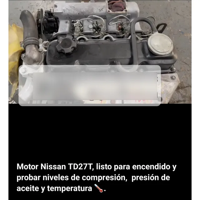 Motor Nissan Td27t Terrano Instalación Usado 