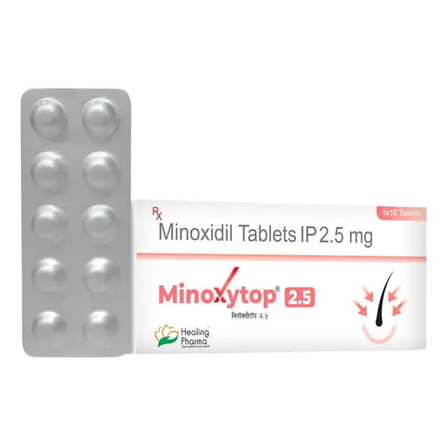 Minoxidil 2.5mg 50 Tabletas Minoxytop