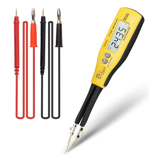 Holdpeak Hp-990c Digital Smd Tester Com Pinos De Teste Sobre