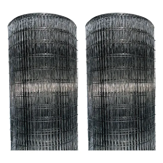 2 Mallas De Acero Multimalla Ab.1.27x5cm. Alt.61cm. L 10m