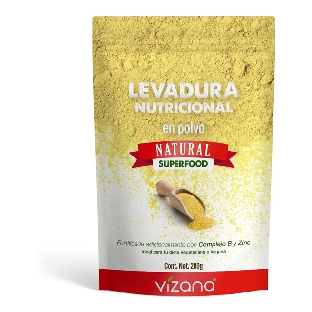 Levadura Nutricional En Polvo 200g Vizana Nutrition