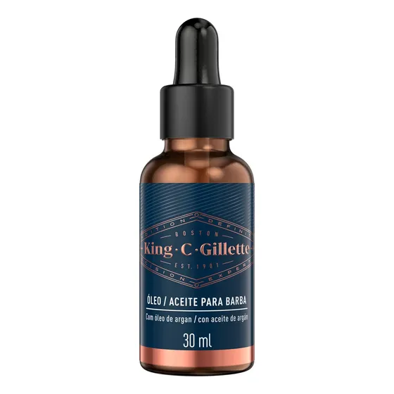 King C. Gillette Óleo Para Barba 30ml