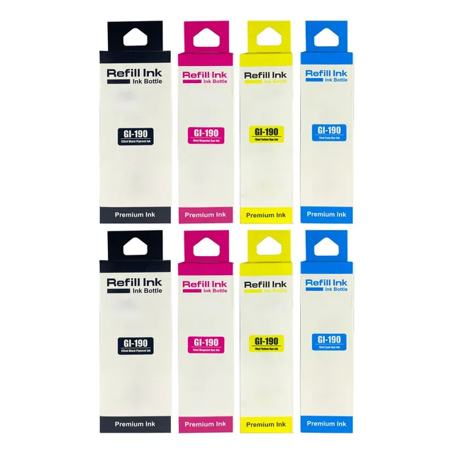 Gi-190 Pack 8 Colores Para Canon Con G2100 G2110 G3110