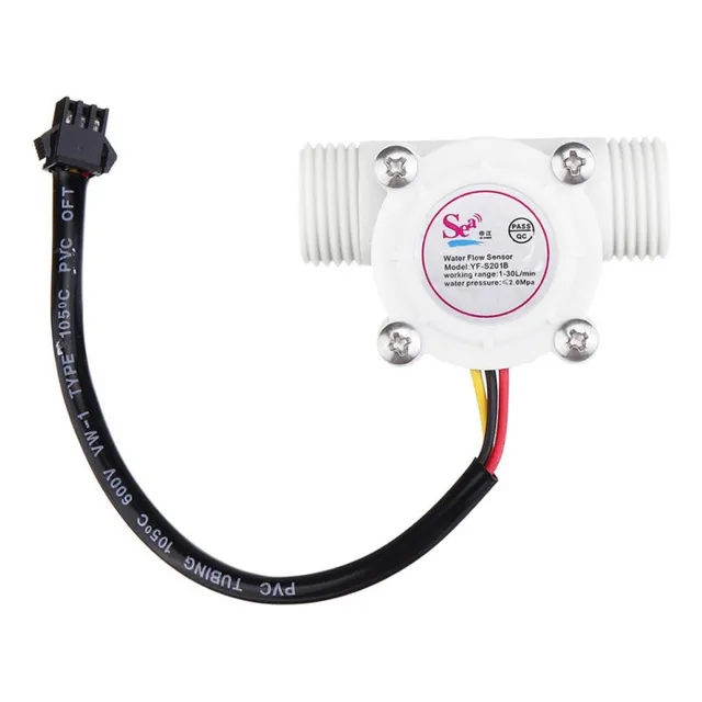 Caudalimetro Sensor Flujo 30 Ltr/min Yf-s201 Arduino Nubbeo