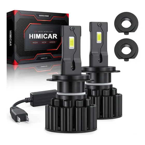Kit De Faros Auto Led H4 9005 9006 H7 H11 18600lm Canbus Csp