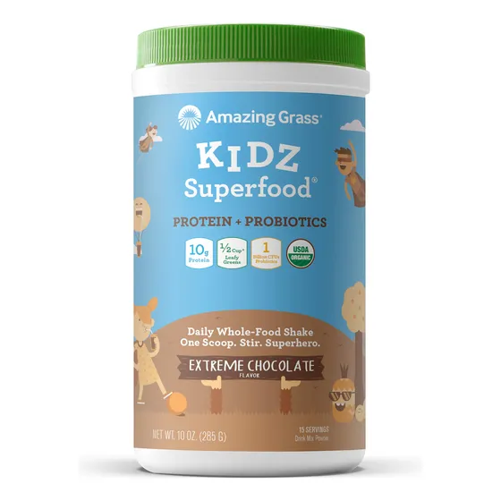 Suplemento Amazing Grass Kidz Superfood Extreme Chocolate